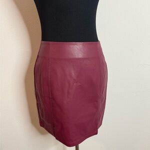 NWT Mango Women's Burgundy skirt